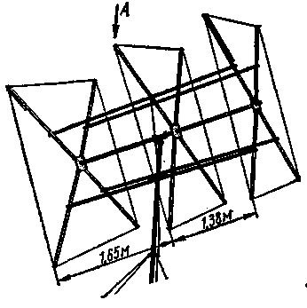 Антенна тройной квадрат