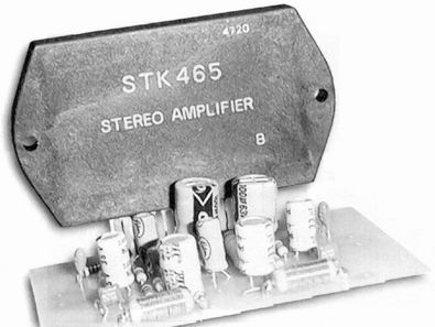 Amplifier 2x30W with STK465