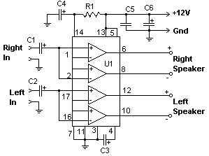 22 Watt Audio Amplifier