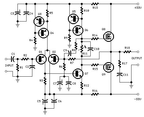 25W Mosfet audio amplifier