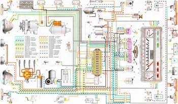 Схема электрооборудования автомобиля ВАЗ-21011, ВАЗ-21013. Статья Бесплатной технической библиотеки