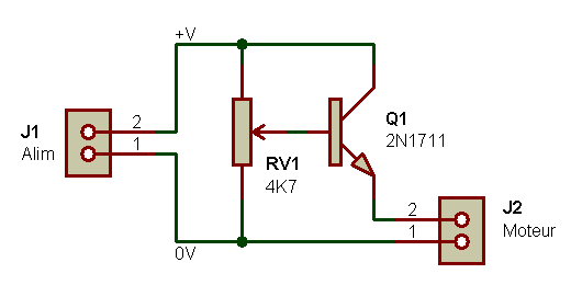 Regulateur moteur simple 001a