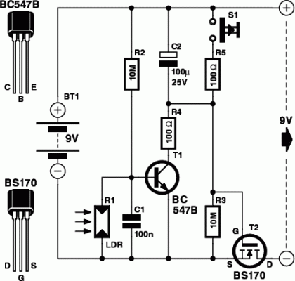 How to build Battery Saver Circuit Diagram - circuit diagram