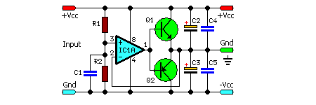 How to build Dual-rail Variable DC Power Supply - circuit diagram