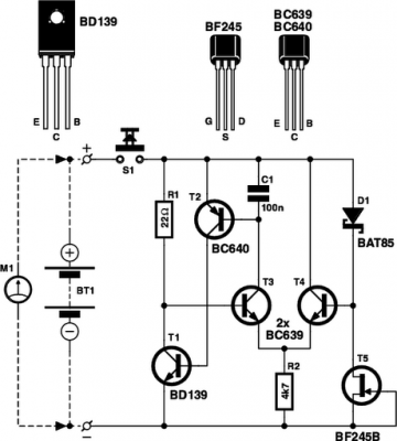 How to build Battery Tester Circuit Schematic - circuit diagram