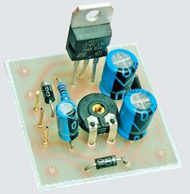 How to build Adjustable 1.3-22V Regulated Power Supply - circuit diagram
