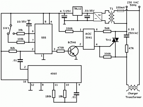 How to build Pulse Charger for reviving tired Lead Acid batteries - circuit diagram
