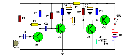How to build Hearing Aid - circuit diagram