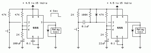 How to build 555 timer Mono stable (one shot) circuit - circuit diagram