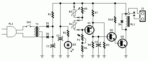 How to build Heating System Thermostat - circuit diagram