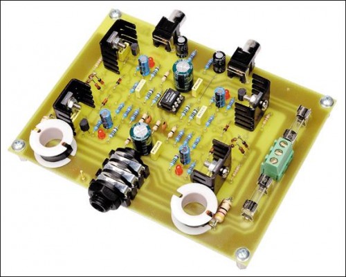 How to build Studio Series Stereo Headphone Amplifier - circuit diagram
