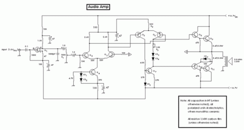 How to build Speaker Box Audio Amp - circuit diagram