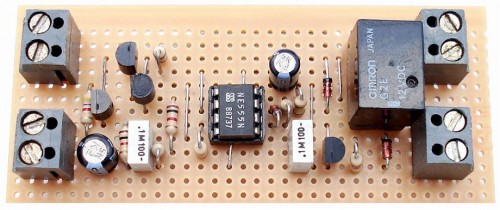 How to build A 555 -Timer Based Motorcycle Alarm - circuit diagram