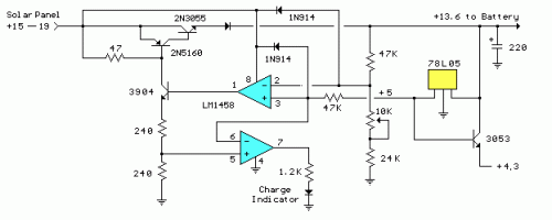 How to build Digital Clock with Timer and Solar Panel Regulator - circuit diagram