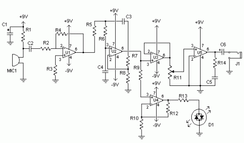 How to build Electronic Stethoscope - circuit diagram