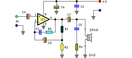 How to build 7 Watt Audio Power Amplifier Circuit Schematic - circuit diagram