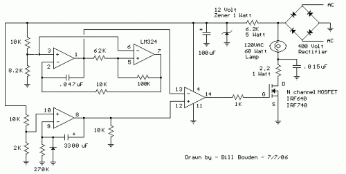 How to build Sunrise Lamp - circuit diagram