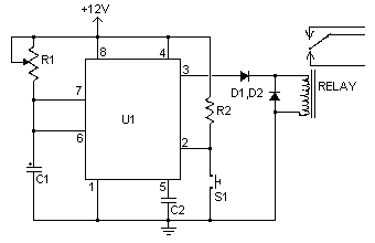 How to build Time Delay Relay - circuit diagram