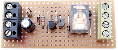 How to build A Simple Transistor Based Motorcycle Alarm - circuit diagram