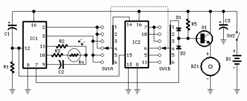 How to build Tan Timer - circuit diagram