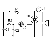 How to build TRIAC Light Dimmer - circuit diagram
