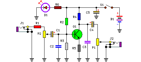How to build Bass Booster Circuit - circuit diagram