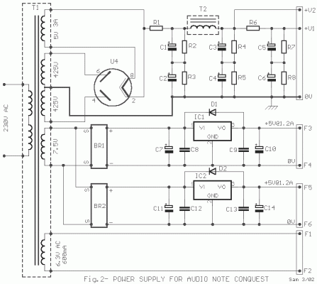 How to build Audio Note Conquest Power amp with 300B - circuit diagram