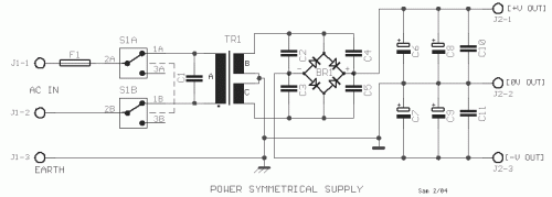 How to build Audio Power Amplifier 60W with TDA7294 - circuit diagram