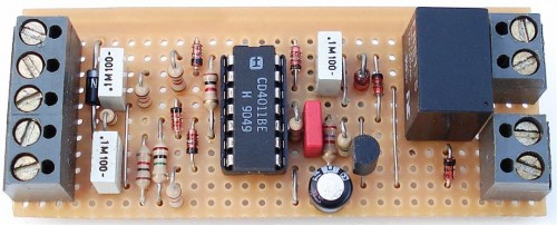How to build A Cmos Based Motorcycle Alarm - circuit diagram