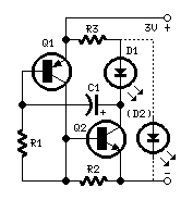 How to build LED or Lamp Flasher - circuit diagram