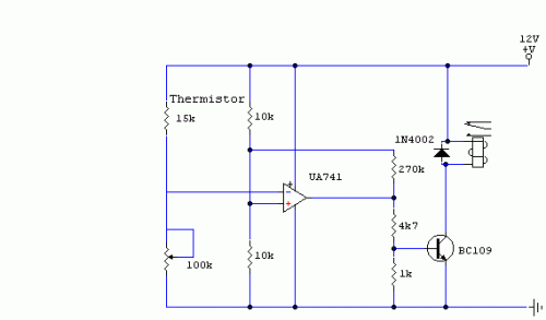 How to build Frost Alarm - circuit diagram
