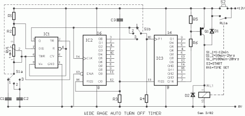 How to build Wide Range Timer - circuit diagram