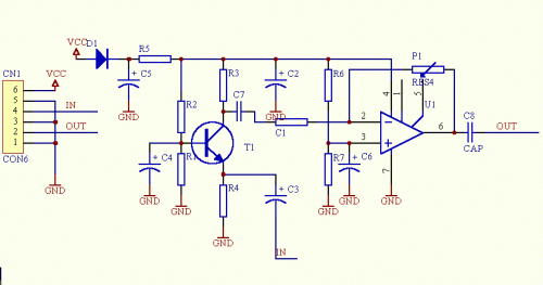 How to build Low impedance microphone amplifier - circuit diagram