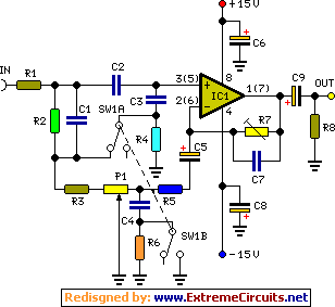 How to build Automatic Loudness Control Circuit Schematic - circuit diagram