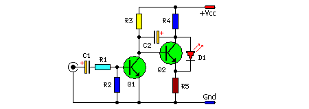 How to build Peak Indicator - circuit diagram