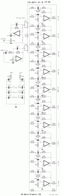 How to build 10 Band Graphic Equalizer - circuit diagram