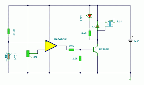 How to build Temperature Monitor - circuit diagram