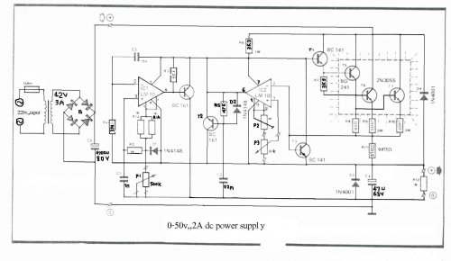 0-50V 2A Bench power supply