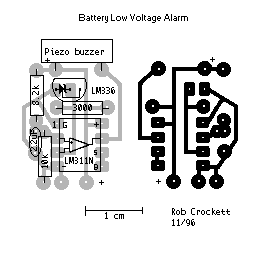 Precision Receiver Battery Low Voltage Alarm
