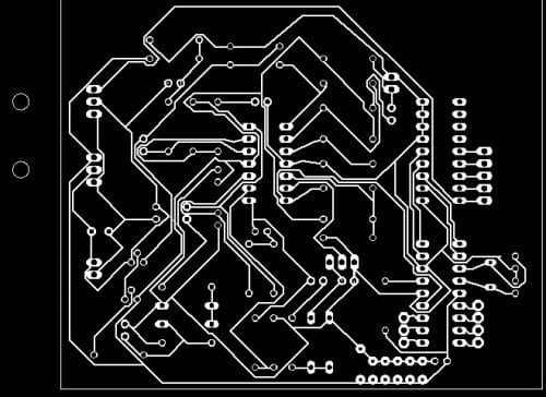 PIC16F84A discolight effect with bass beat control